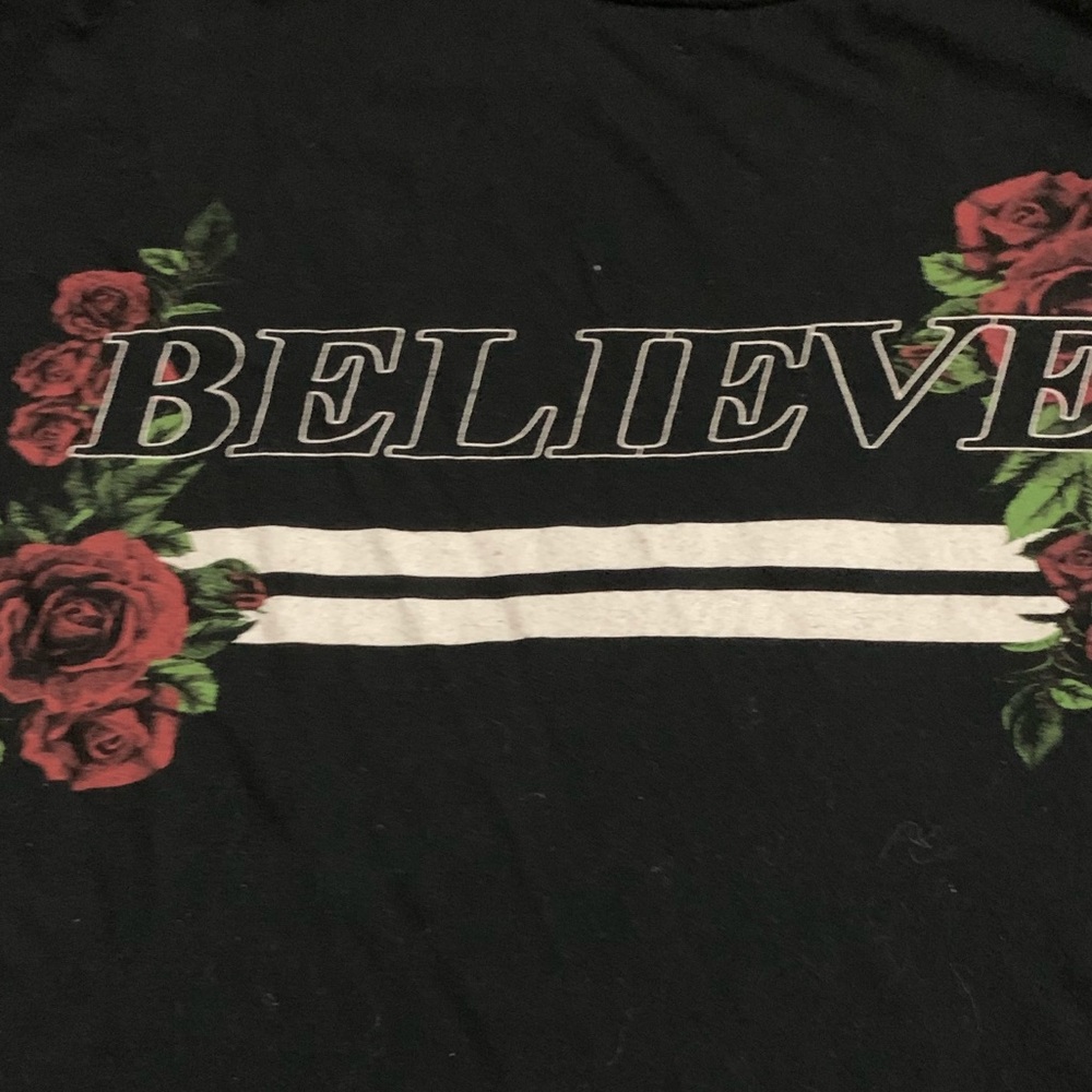 Black Crop Top size medium